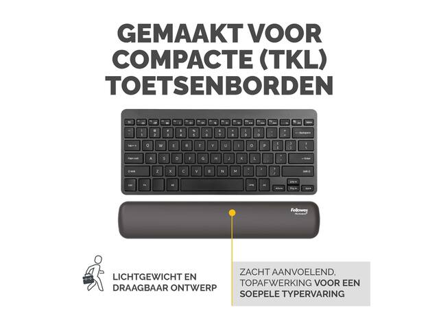 Polssteun Fellowes Breyta compact zwart