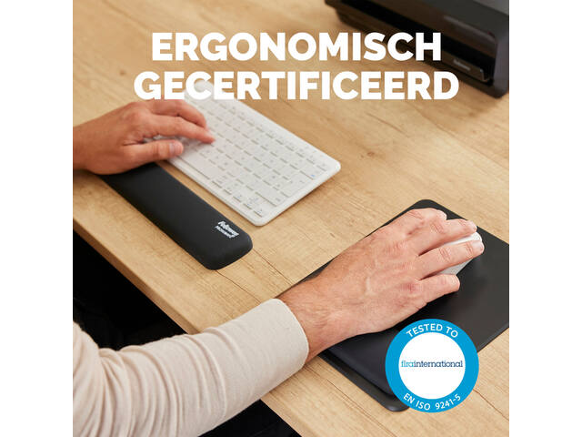 Polssteun Fellowes Breyta compact zwart