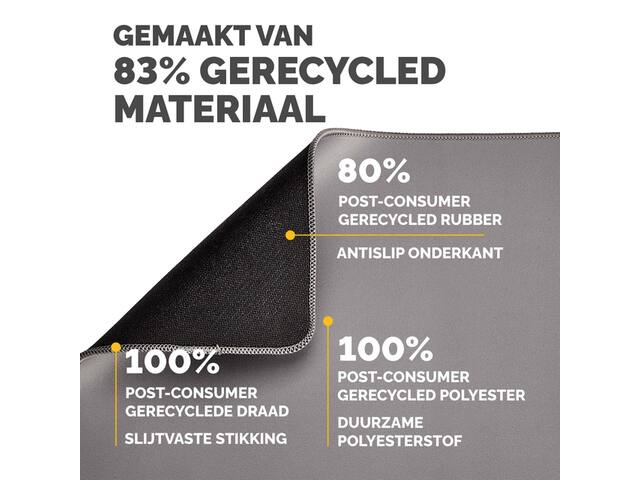 Muismat Fellowes Breyta XL grijs