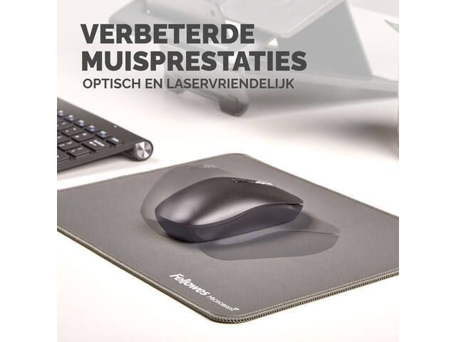 Muismat Fellowes Breyta XL grijs