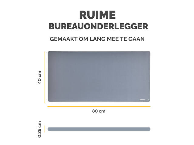Bureau-onderlegger Fellowes Breyta blauw