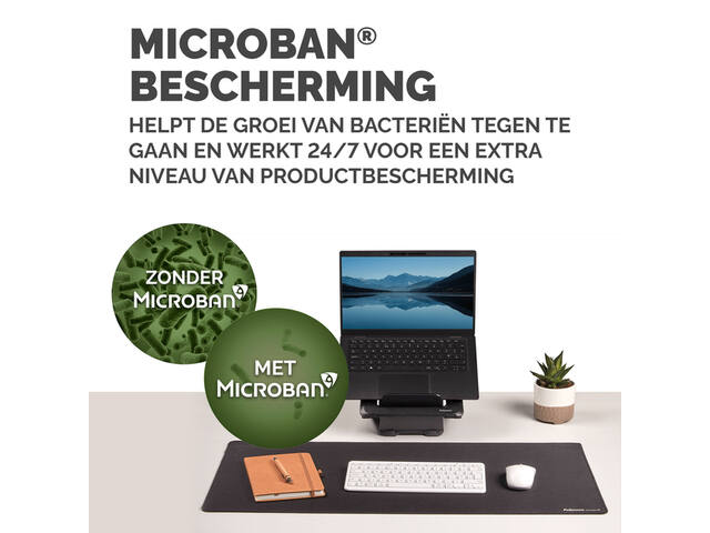 Bureau-onderlegger Fellowes Breyta zwart