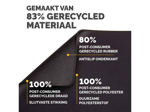 Muismat Fellowes Breyta XL zwart