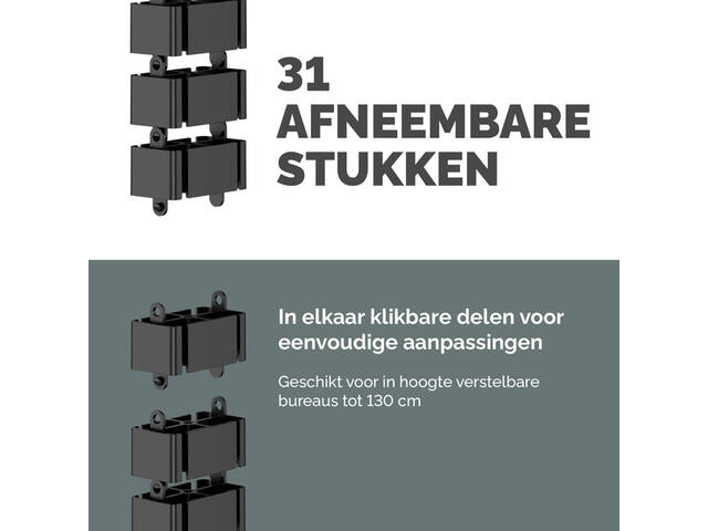 Kabelslang Fellowes zwart