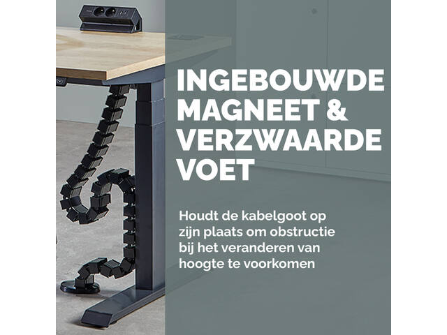 Kabelslang Fellowes zwart
