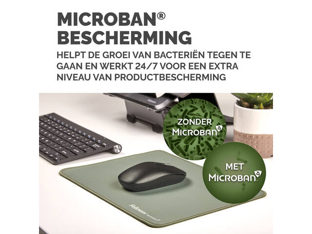 Muismat Fellowes Breyta XL saliegroen