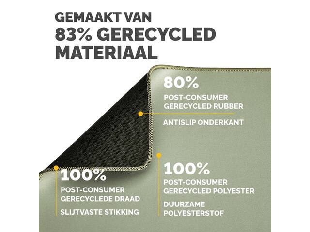 Muismat Fellowes Breyta XL saliegroen