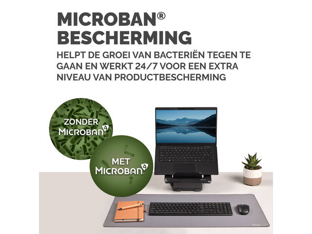 Bureau-onderlegger Fellowes Breyta grijs