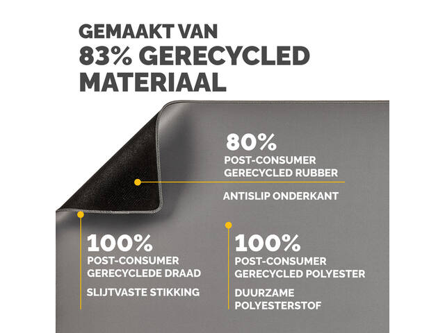 Bureau-onderlegger Fellowes Breyta grijs