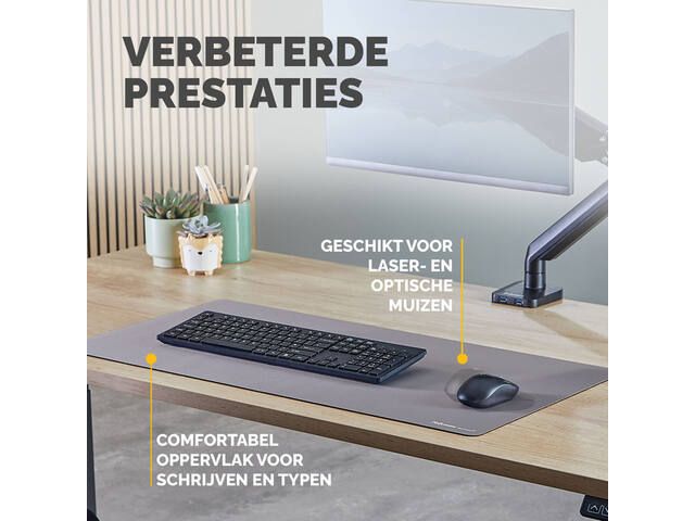 Bureau-onderlegger Fellowes Breyta grijs