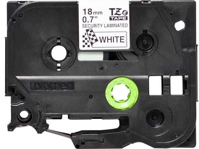 Labeltape Brother Ptouch TZeSE4 18mm wit