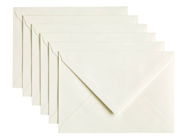 Envelop Papicolor C6 114x162mm anjerwit