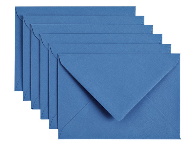 Envelop Papicolor C6 114x162mm donkerblauw