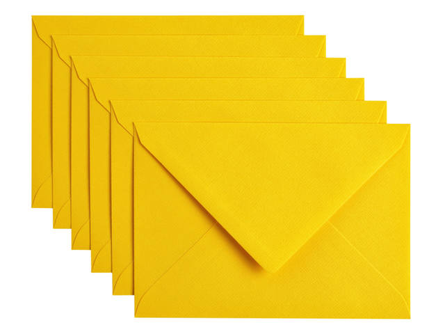 Envelop Papicolor C6 114x162mm dottergeel