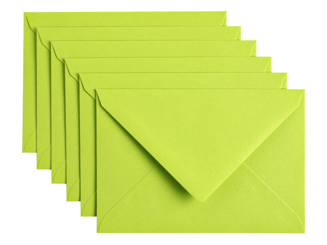Envelop Papicolor C6 114x162mm appelgroen