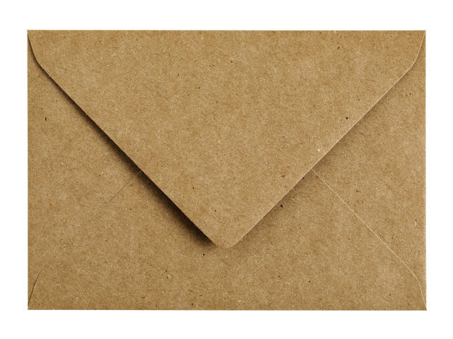 Envelop Papicolor C6 114x162mm kraft bruin