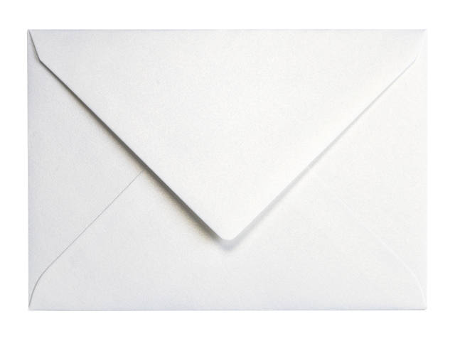 Envelop Papicolor C6 114x162mm metallic parelwit