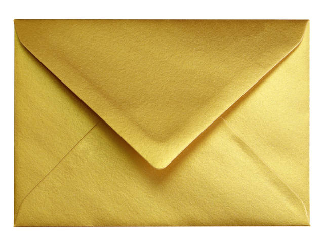Envelop Papicolor C6 114x162mm metallic goud