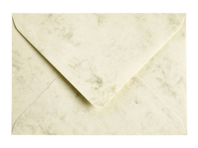 Envelop Papicolor C6 114x162mm marble ivoor
