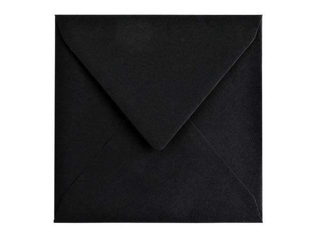 Envelop Papicolor 140x140mm ravenzwart