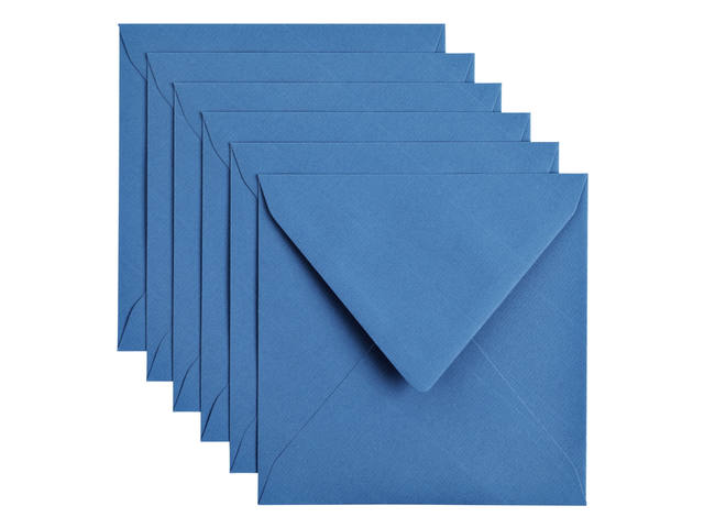 Envelop Papicolor 140x140mm donkerblauw