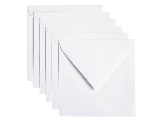 Envelop Papicolor 140x140mm kraft wit