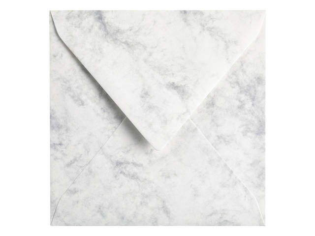 Envelop Papicolor 140x140mm marble grijs