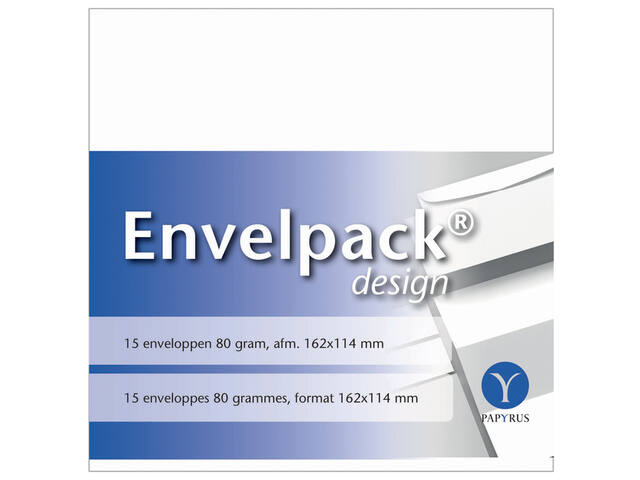 Envelop Papyrus Envelpack C6 114x162mm wit