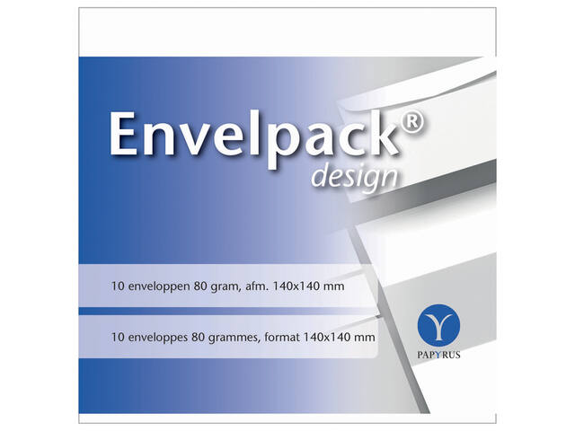 Envelop Papyrus Envelpack vierkant 140x140mm wit