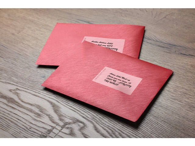 Etiket Rillprint 105x74mm mat transparant 200st