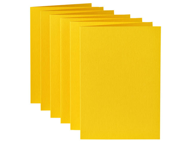 Correspondentiekaart Papi dubbel A6 dottergeel