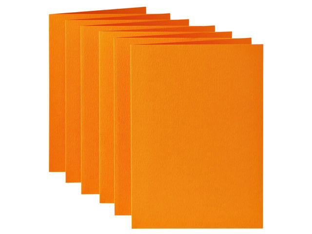 Correspondentiekaart Papi dubbel A6 oranje