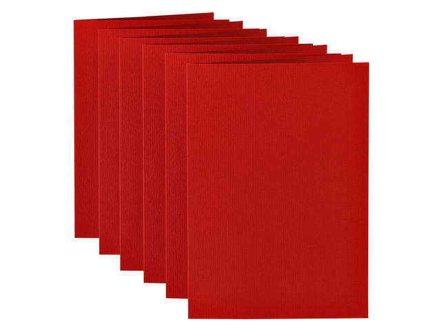 Correspondentiekaart Papi dubbel A6 rood