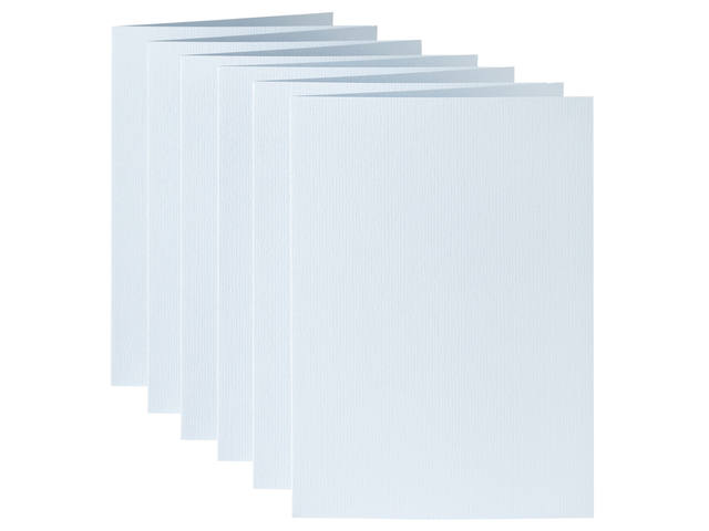 Correspondentiekaart Papi dubbel A6 babyblauw