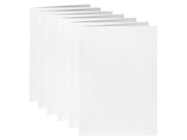 Correspondentiekaart Papi dubbel A6 kraft wit