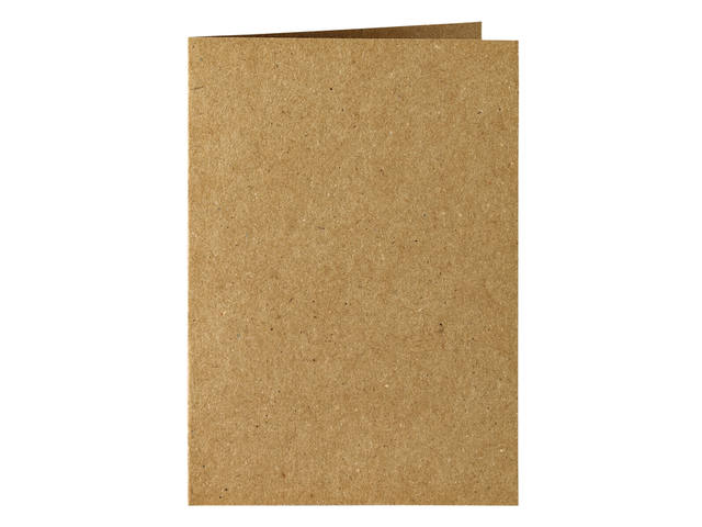 Correspondentiekaart Papi dubbel A6 bruin