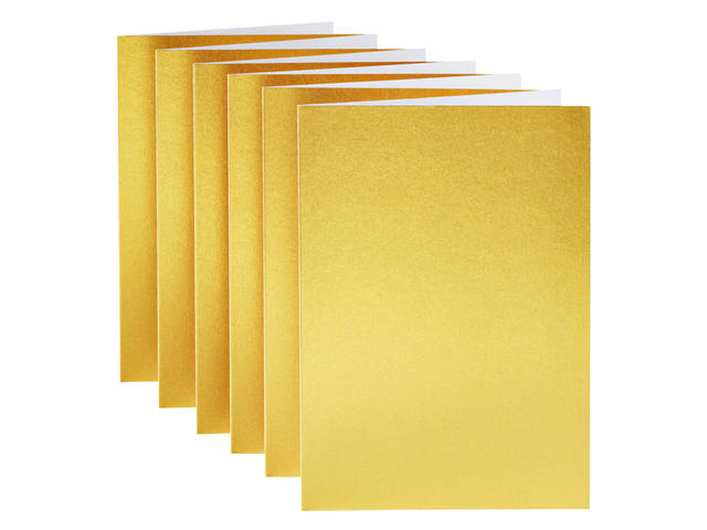 Correspondentiekaart Papi dubbel A 6mtl goud