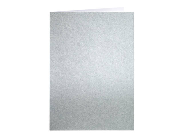Correspondentiekaart Papi dubbel A6 mtl zilver