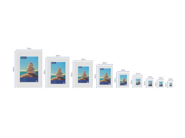 Fotolijst MAUL 10x15cm aluminium frame zilver
