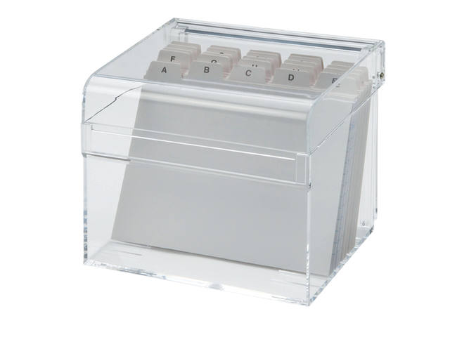 Kaartenbak Maul met index DIN A6 acryl