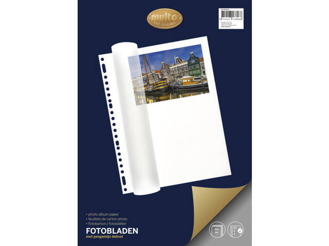 fotobladen Multo 23-gaats + dekvel wit