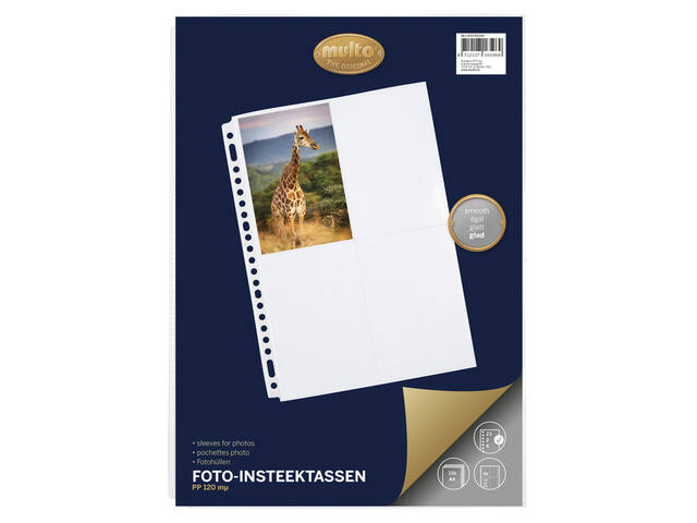 Fototas Multo A4 23r 10x15cm PP 4vak tr 10st