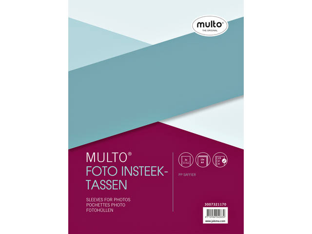 Fototas Multo A4 23r 3vak 10x15cm schrstr PP 10st