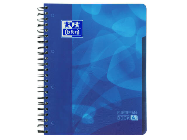 Projectbk Oxf School A4+ ln 4g 240pag 80gr blauw