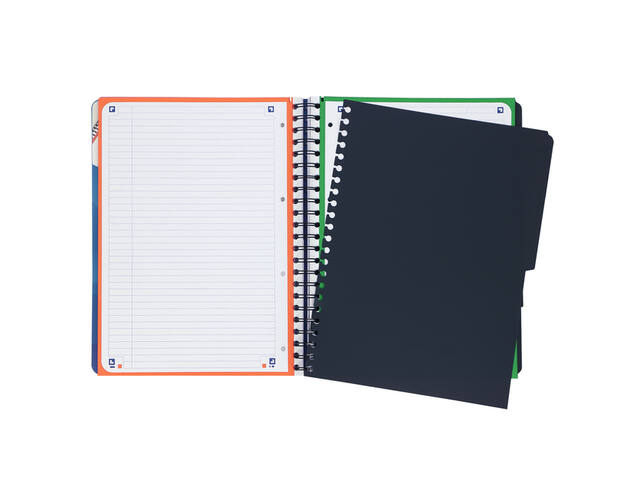 Projectbk Oxf School A4+ ln 4g 240pag 80gr blauw