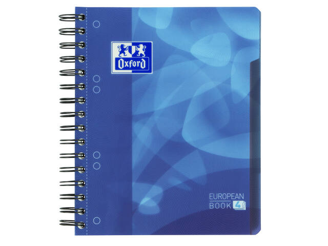 Projectbk Oxf School A5+ ln 6g 240pag 80gr blauw