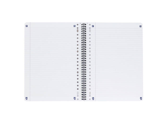 Collegeblk Oxf School A4+ ln 23gaats 160pag zwart
