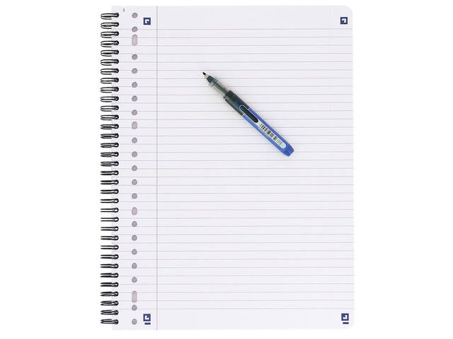 Collegeblk Oxf School A4+ ln 23gaats 160pag zwart