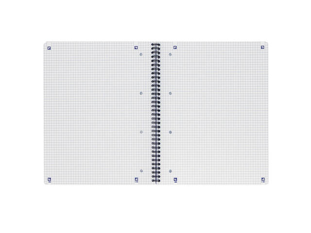 Collegeblk Oxf A4+ rt 5mm 4gaats 180pag 80gr zwart
