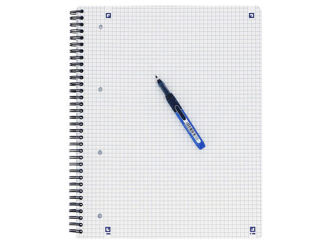 Collegeblk Oxf A4+ rt 5mm 4gaats 180pag 80gr zwart